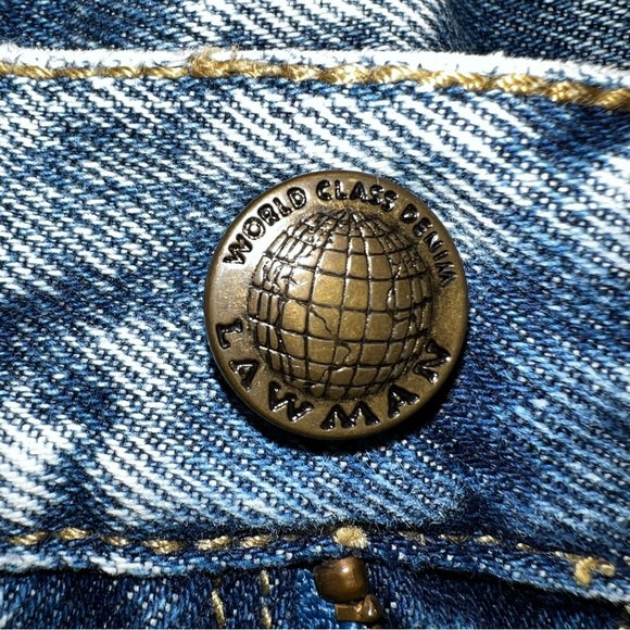Lawman Group International Vintage High Waist Acid Wash Jeans Sz 5 - Picture 3 of 16